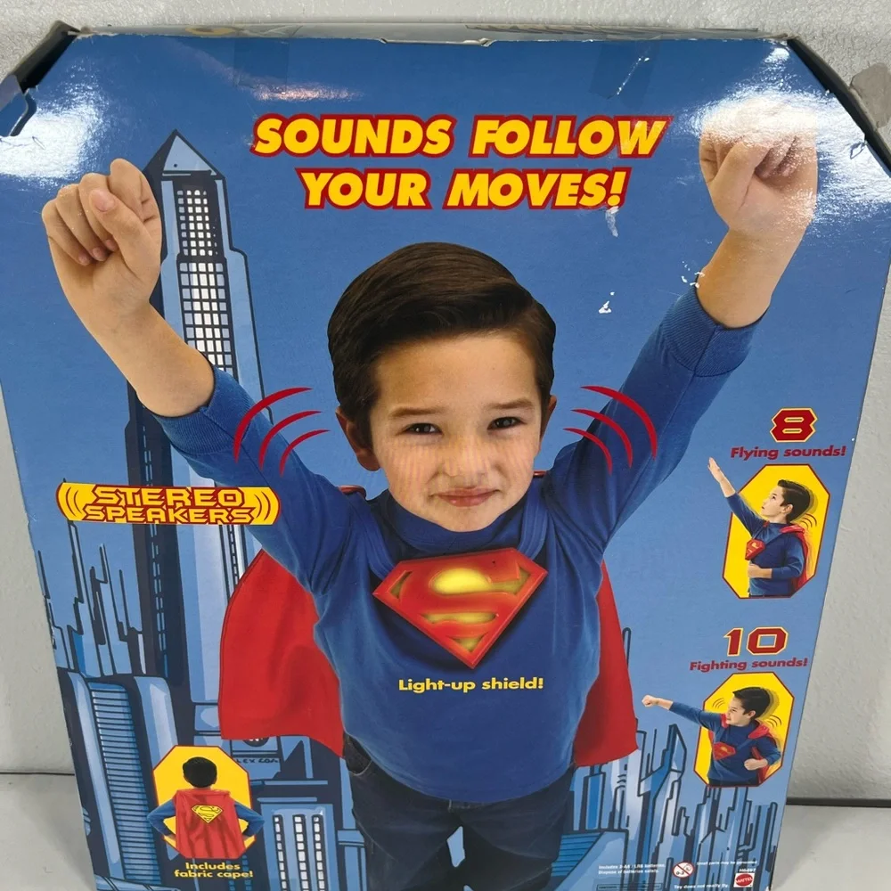 Superman‎ Electronic Action Cape 2005 Halloween
